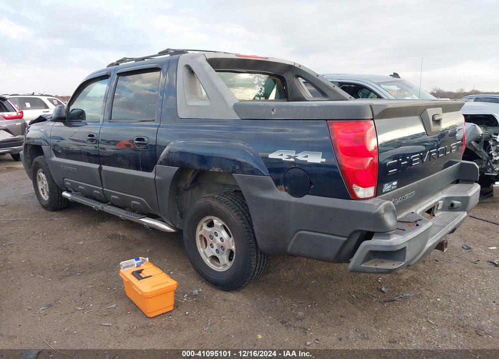2004 CHEVROLET AVALANCHE 1500 VIN: 3GNEK12T34G197302