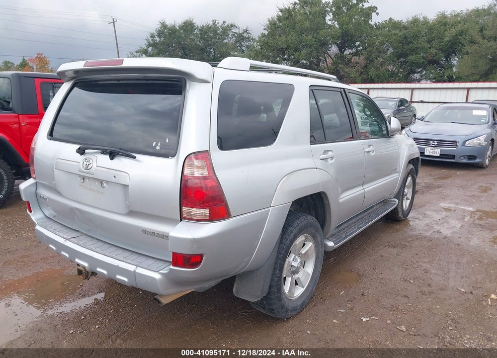 2004 TOYOTA 4RUNNER LIMITED V6 VIN: JTEZU17R840023551