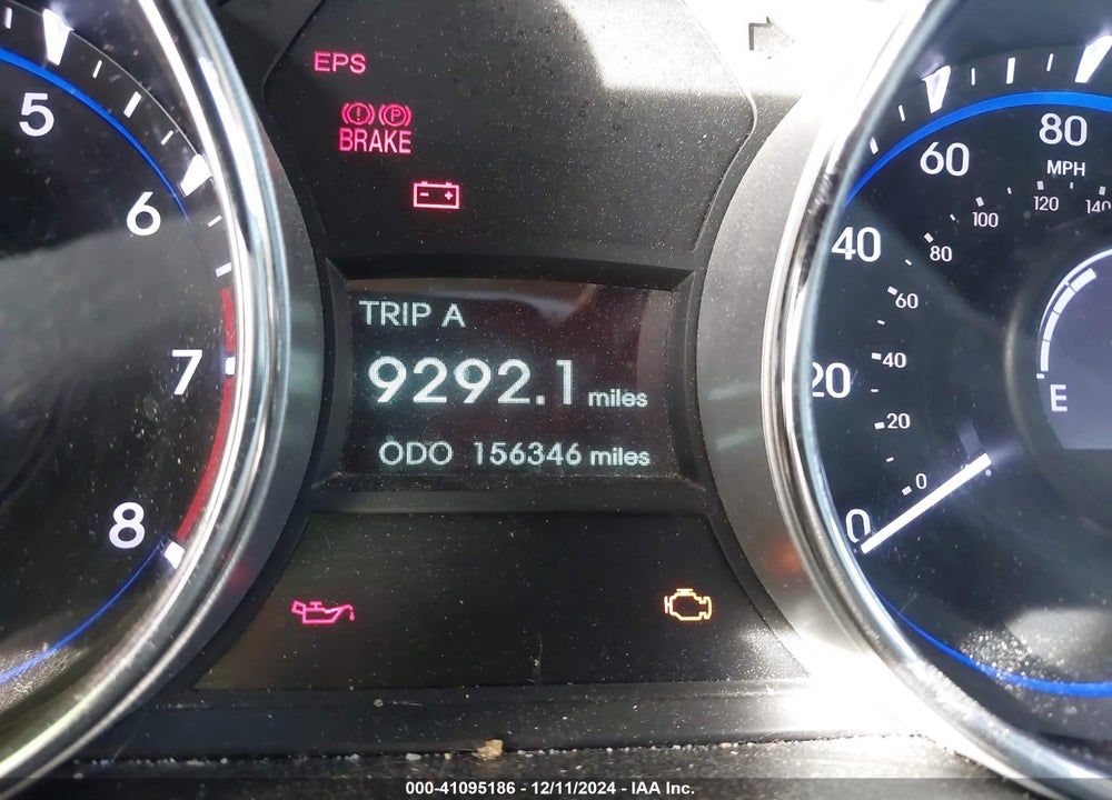 2013 HYUNDAI SONATA GLS VIN: 5NPEB4AC3DH745124