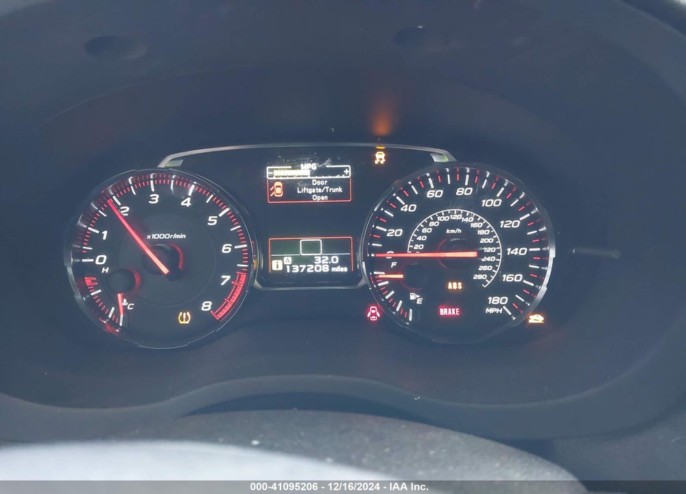 2019 SUBARU WRX PREMIUM VIN: JF1VA1C61K9828944