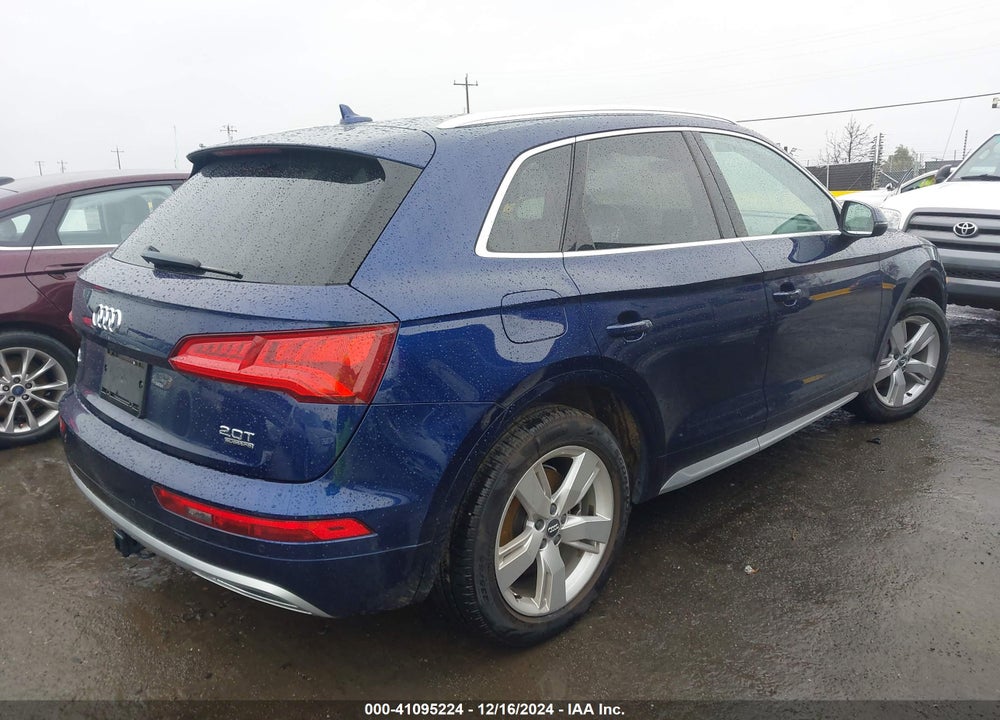 2018 AUDI Q5 2.0T PREMIUM/2.0T TECH PREMIUM VIN: WA1BNAFY4J2020376