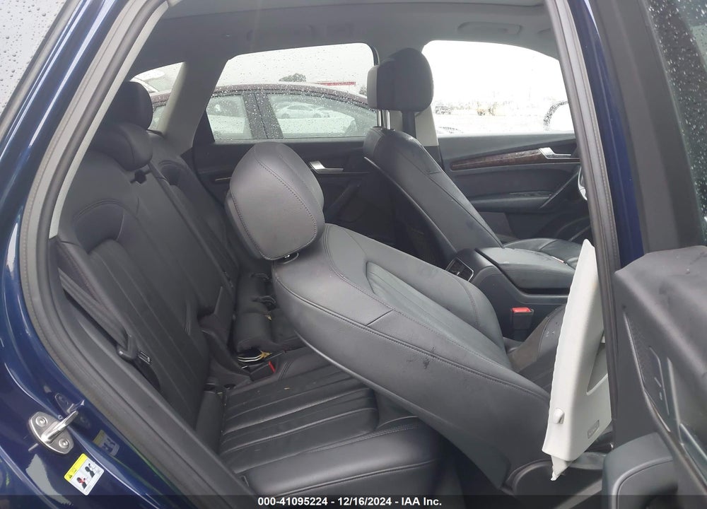 2018 AUDI Q5 2.0T PREMIUM/2.0T TECH PREMIUM VIN: WA1BNAFY4J2020376