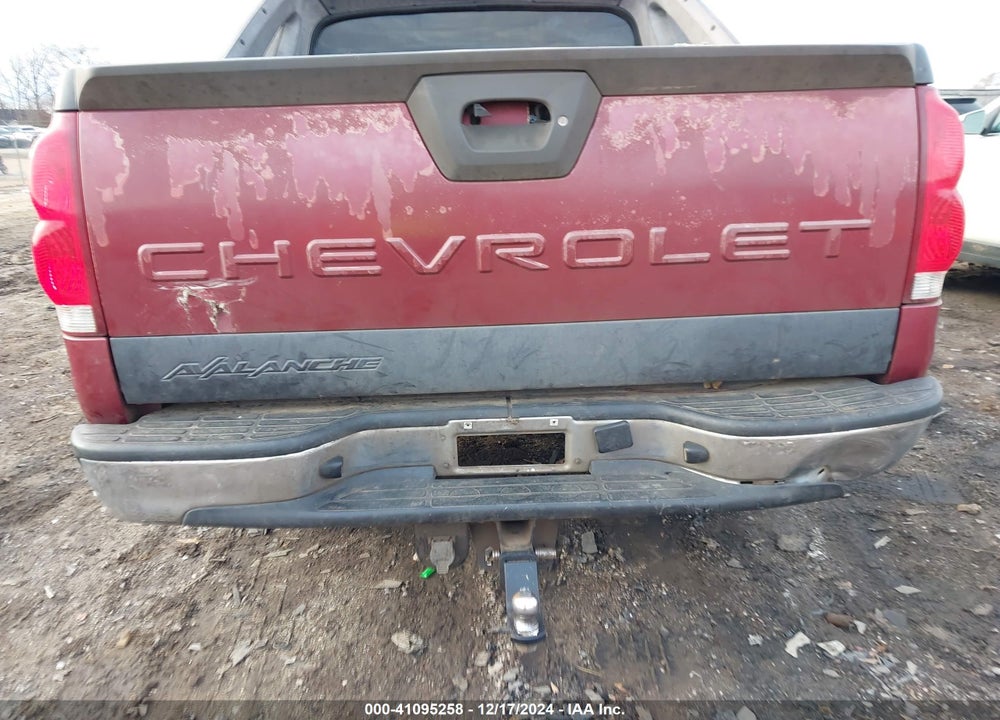 2004 CHEVROLET AVALANCHE 1500 VIN: 3GNEC12T94G269911
