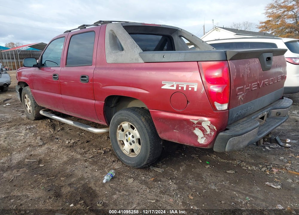 2004 CHEVROLET AVALANCHE 1500 VIN: 3GNEC12T94G269911