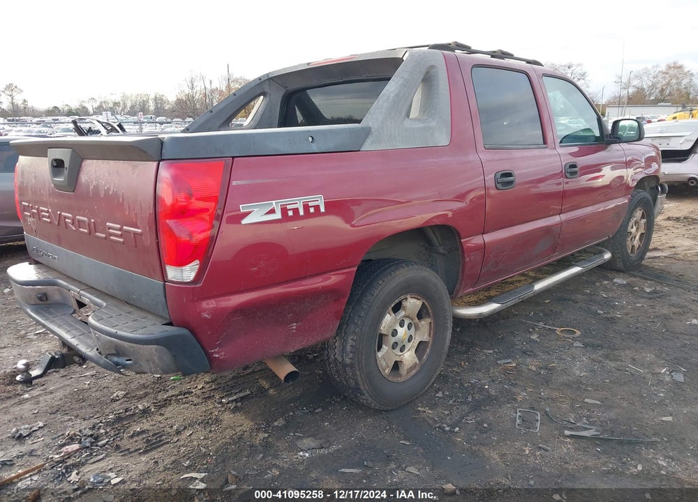 2004 CHEVROLET AVALANCHE 1500 VIN: 3GNEC12T94G269911