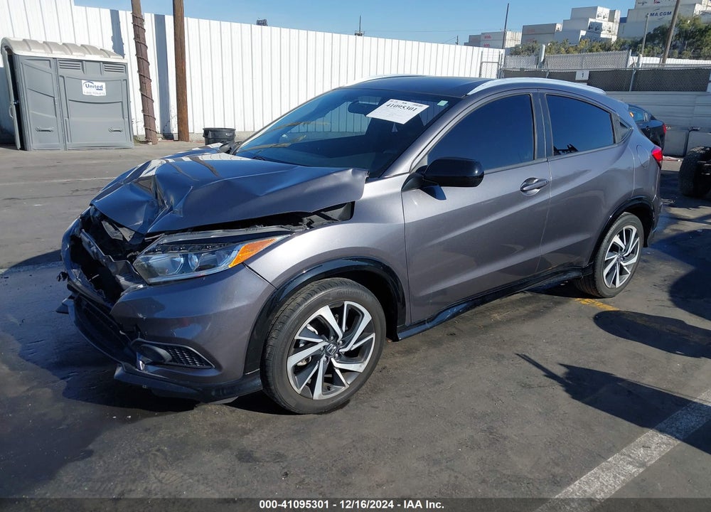 2019 HONDA HR-V SPORT VIN: 3CZRU5H15KG713376