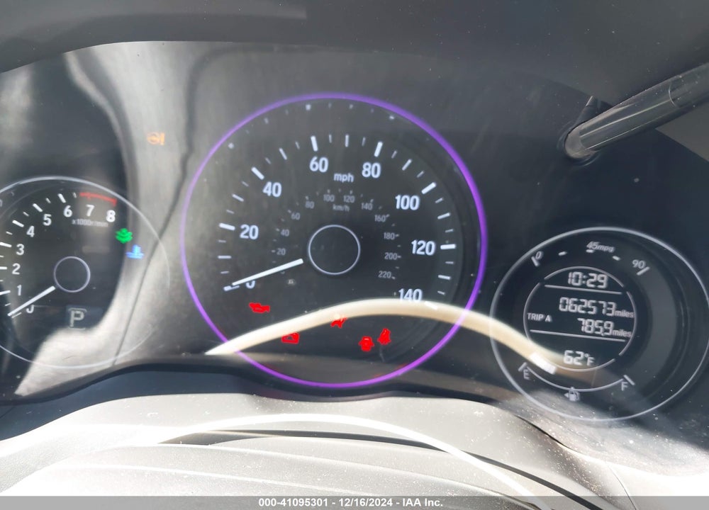 2019 HONDA HR-V SPORT VIN: 3CZRU5H15KG713376