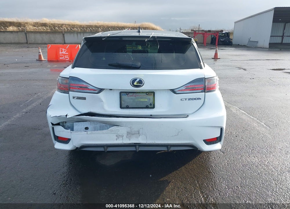 2015 LEXUS CT 200H VIN: JTHKD5BH2F2229305