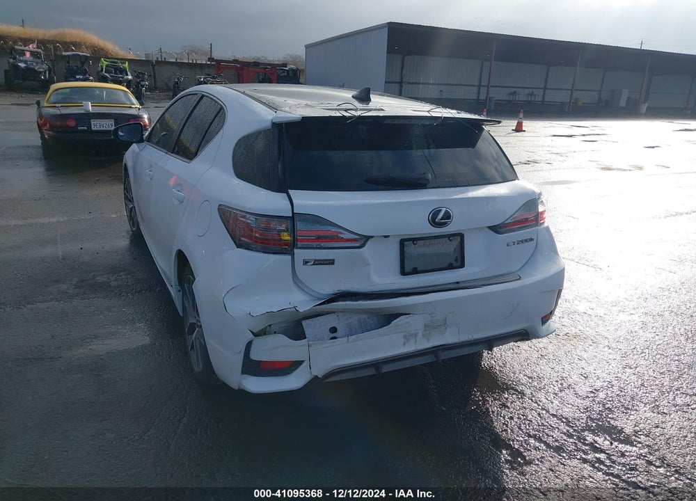 2015 LEXUS CT 200H VIN: JTHKD5BH2F2229305