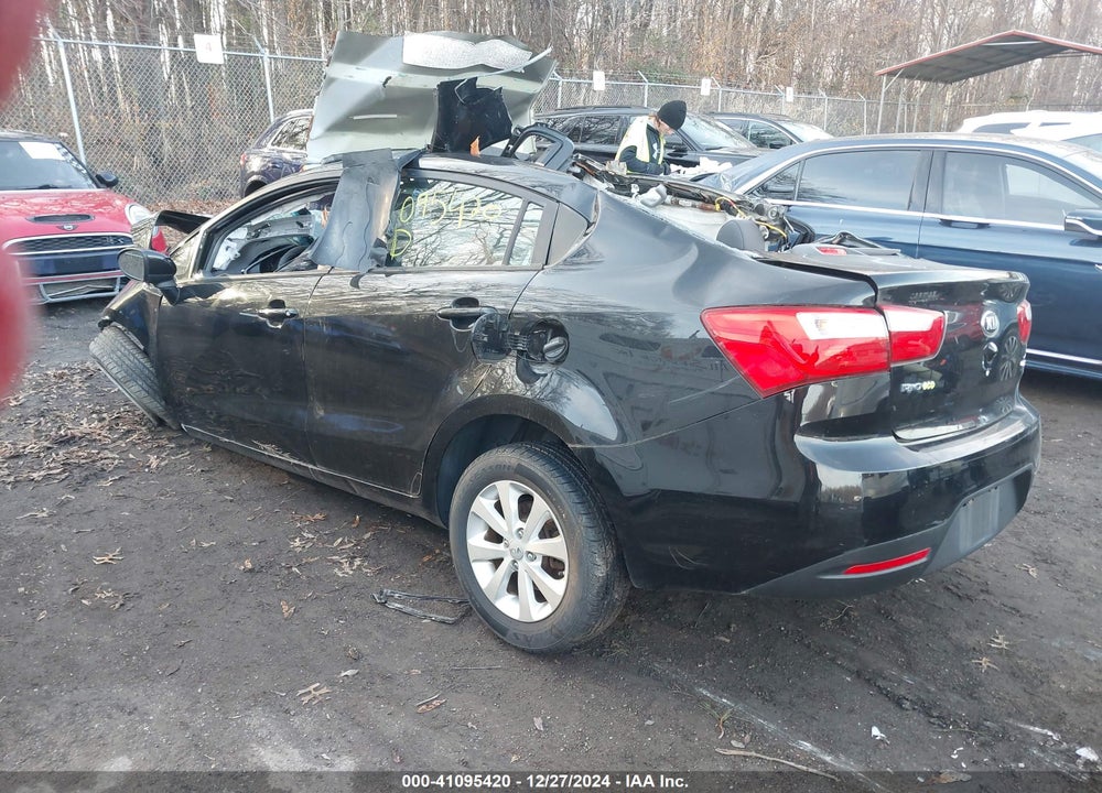 2013 KIA RIO VIN: KNADN4A38D6285940