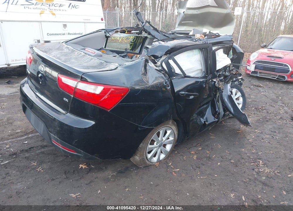 2013 KIA RIO VIN: KNADN4A38D6285940