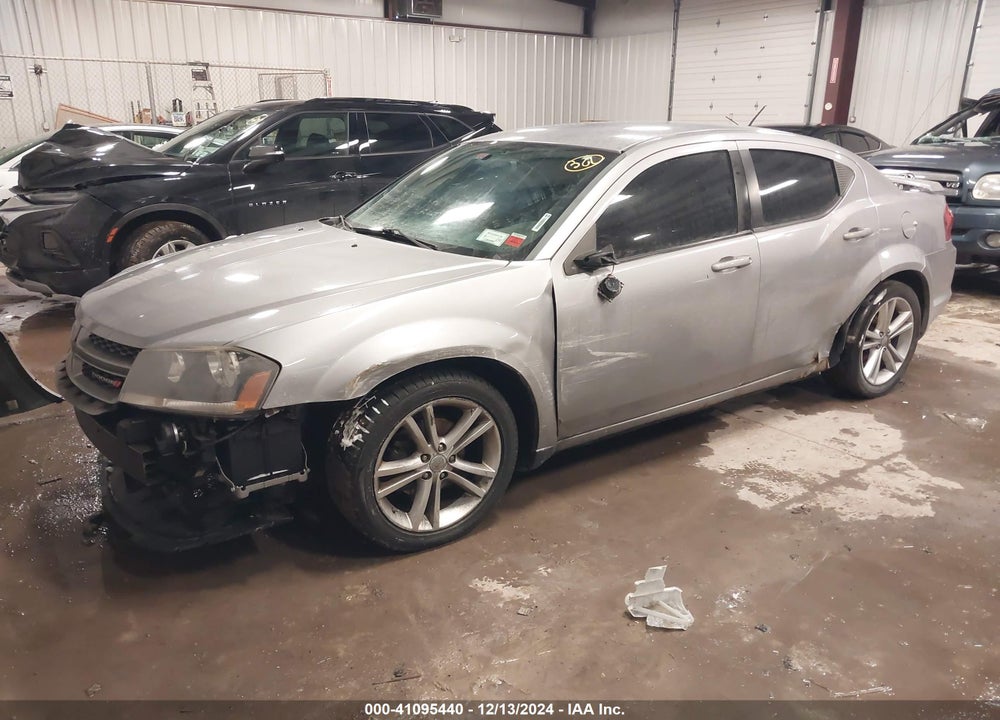 2014 DODGE AVENGER VIN: 1C3CDZAB0EN116870