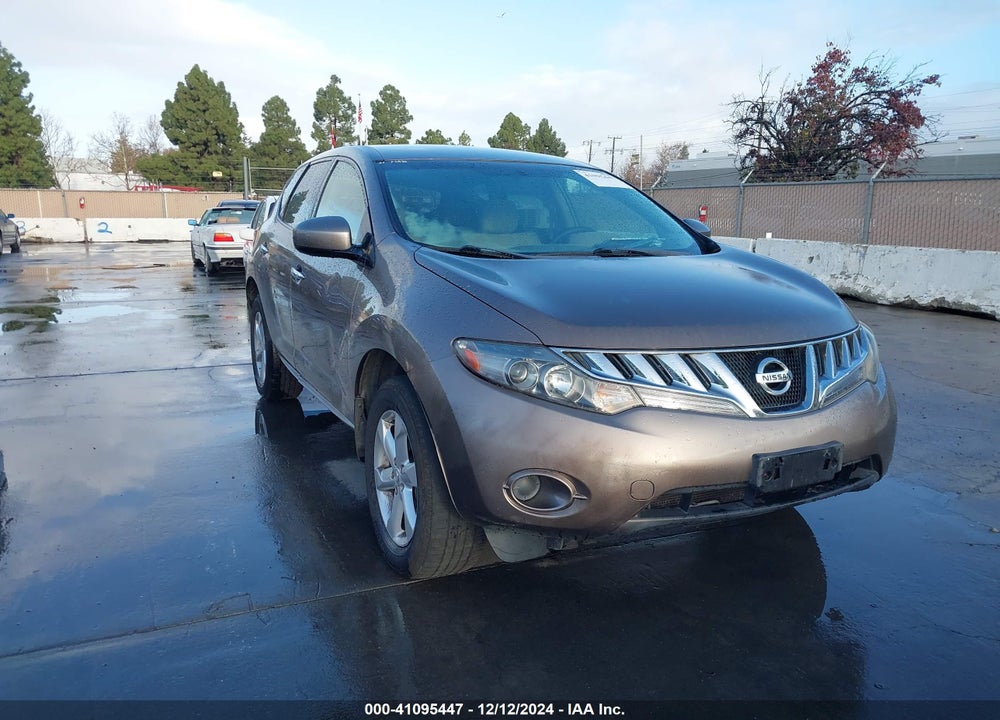2010 NISSAN MURANO S VIN: JN8AZ1MU4AW013057