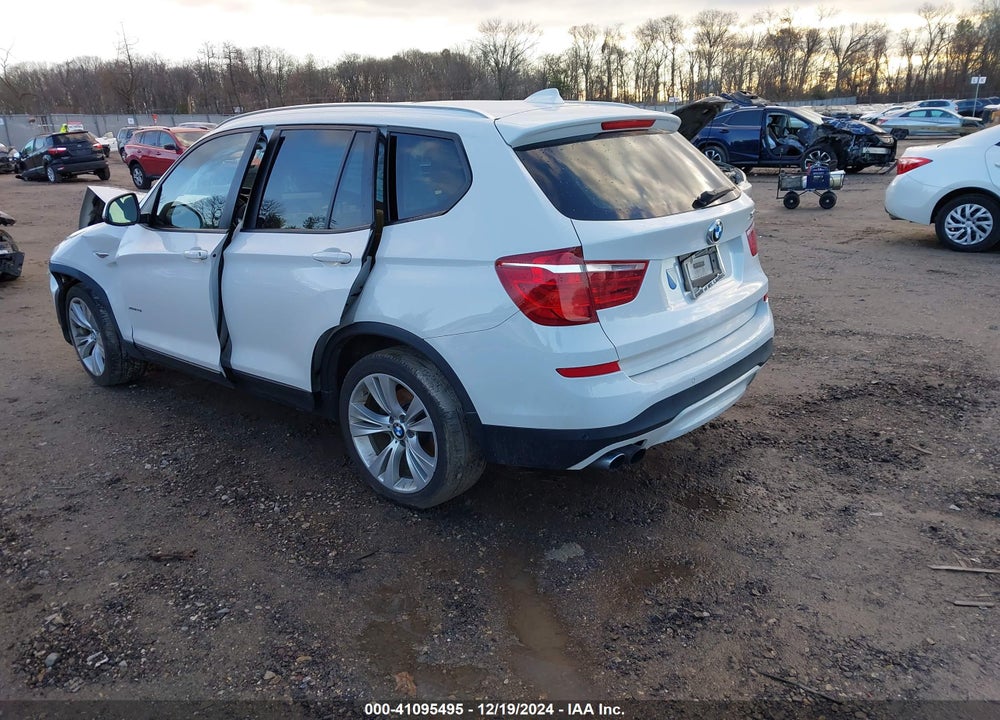 2016 BMW X3 XDRIVE28I VIN: 5UXWX9C53G0D68895