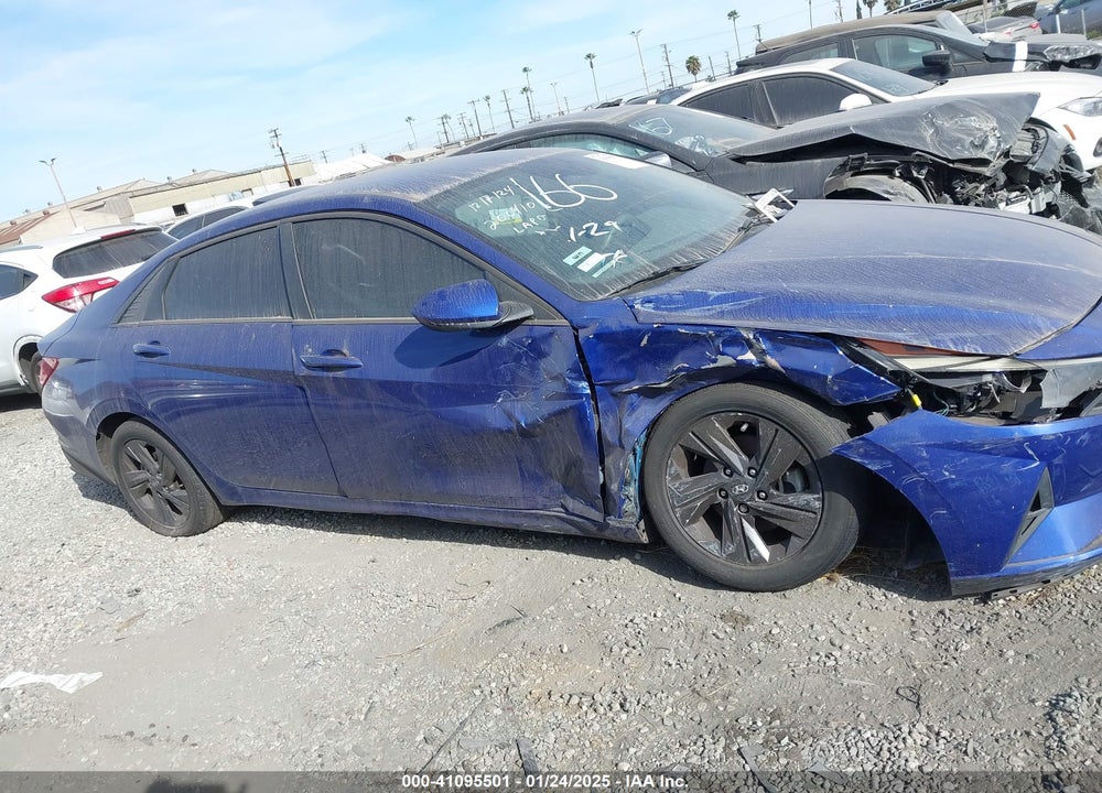 2021 HYUNDAI ELANTRA SEL VIN: 5NPLM4AG0MH035523