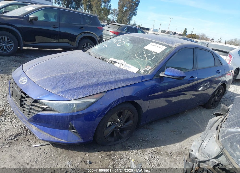 2021 HYUNDAI ELANTRA SEL VIN: 5NPLM4AG0MH035523