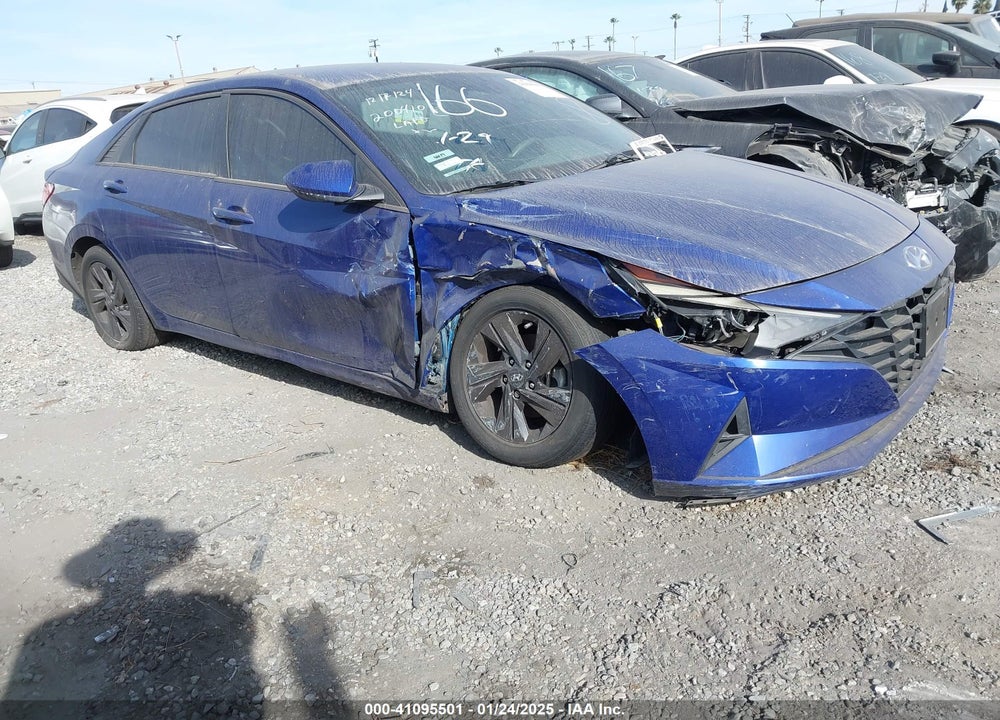 2021 HYUNDAI ELANTRA SEL VIN: 5NPLM4AG0MH035523