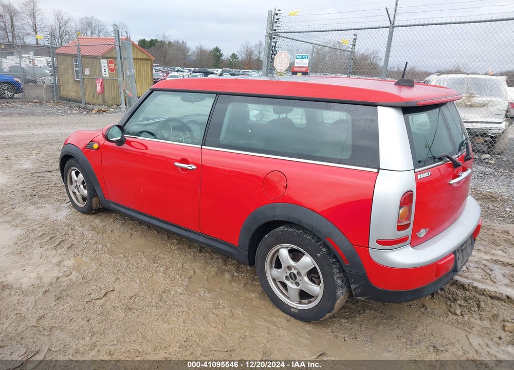 2008 MINI COOPER CLUBMAN VIN: WMWML33528TN68047
