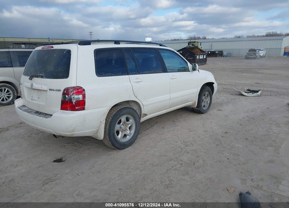 2004 TOYOTA HIGHLANDER VIN: JTEGD21A040103698