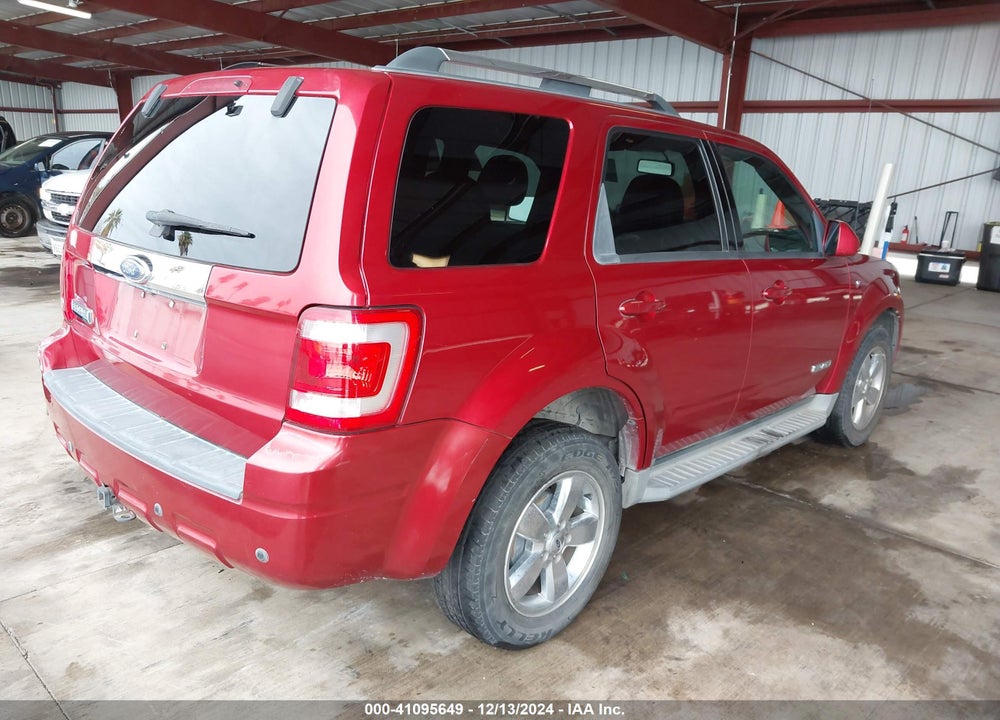 2008 FORD ESCAPE LIMITED VIN: 1FMCU04148KE82472