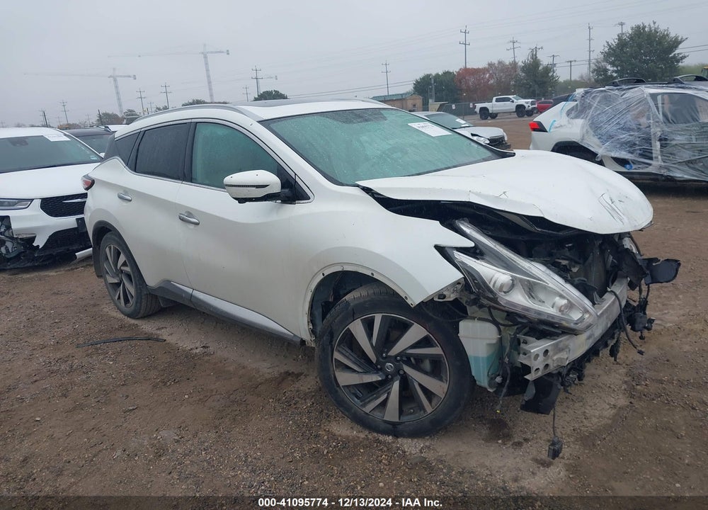 2018 NISSAN MURANO PLATINUM VIN: 5N1AZ2MG3JN137902