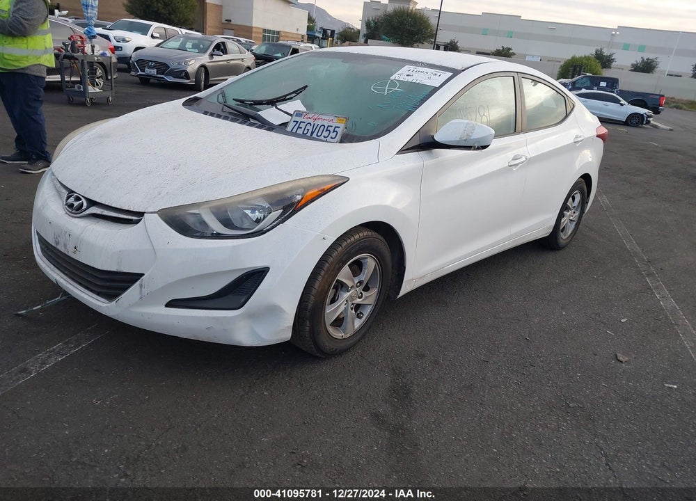 2014 HYUNDAI ELANTRA SE VIN: 5NPDH4AE0EH516459