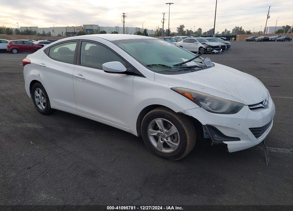 2014 HYUNDAI ELANTRA SE VIN: 5NPDH4AE0EH516459