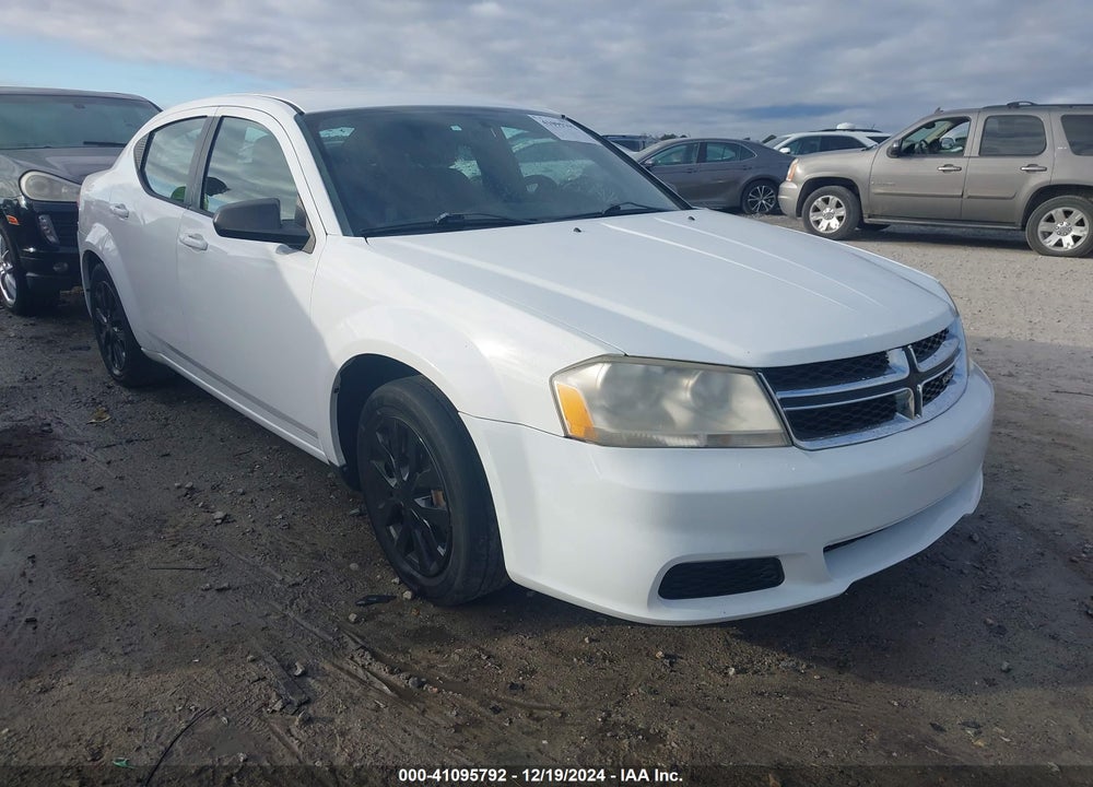 2012 DODGE AVENGER SE VIN: 1C3CDZAB3CN110946