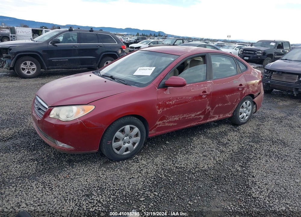 2007 HYUNDAI ELANTRA GLS/LIMITED/SE VIN: KMHDU46D77U176694