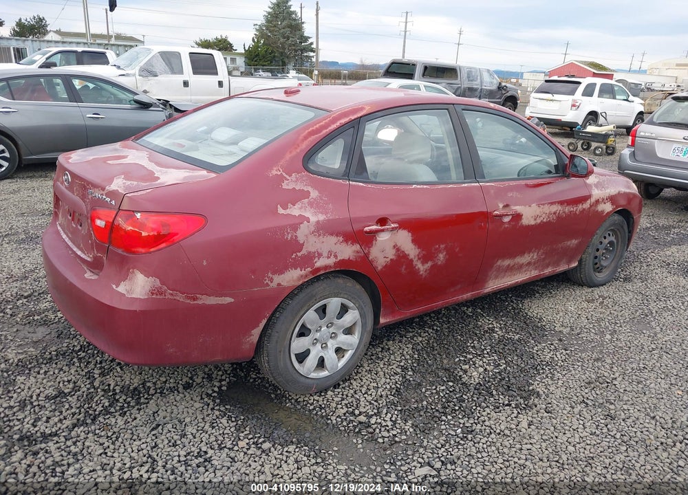 2007 HYUNDAI ELANTRA GLS/LIMITED/SE VIN: KMHDU46D77U176694
