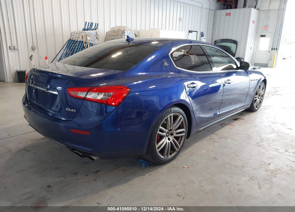 2017 MASERATI GHIBLI S VIN: ZAM57RSL5H1225304