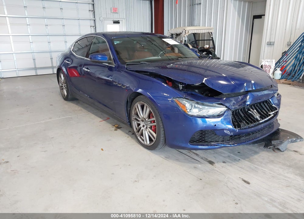 2017 MASERATI GHIBLI S VIN: ZAM57RSL5H1225304