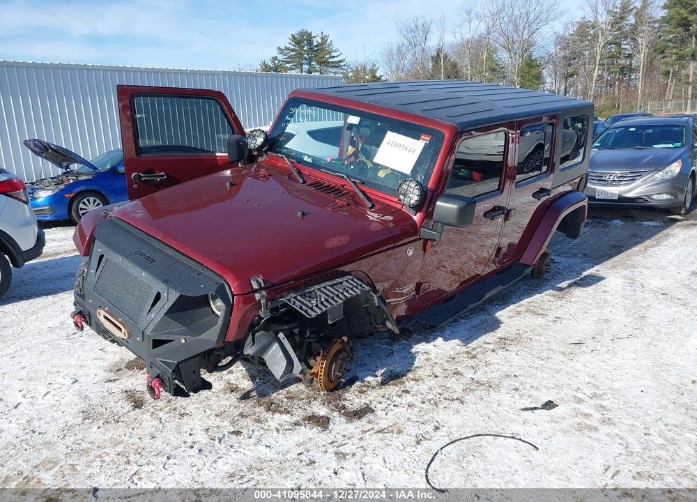 2008 JEEP WRANGLER UNLIMITED SAHARA VIN: 1J8GA59198L510502