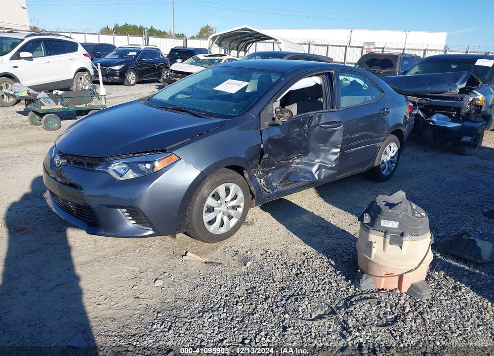 2015 TOYOTA COROLLA LE VIN: 2T1BURHE3FC448443
