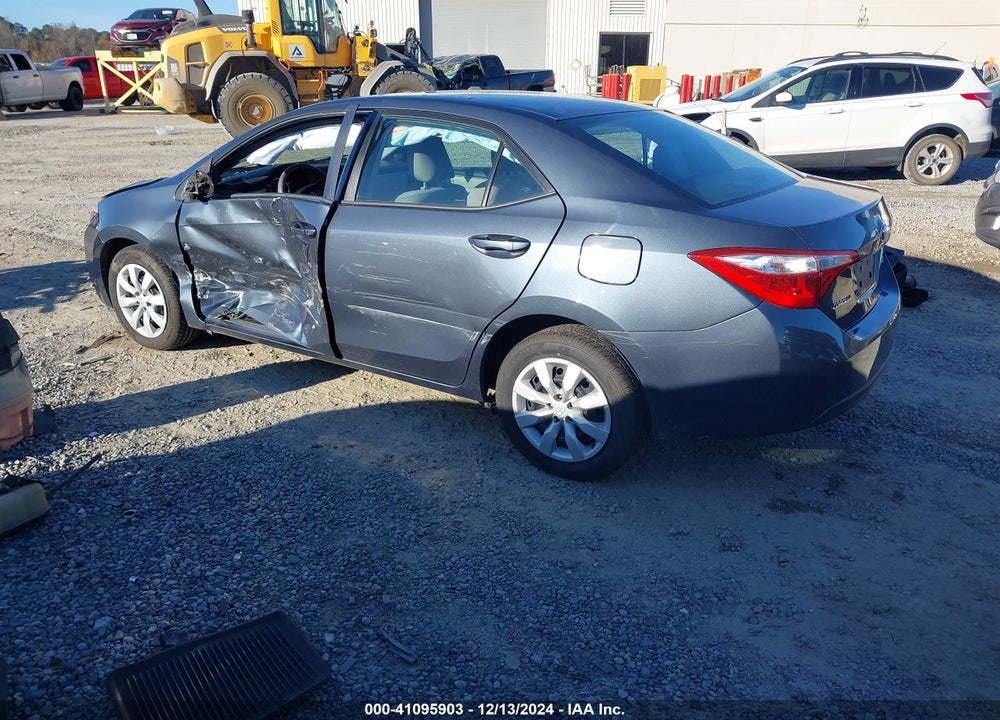 2015 TOYOTA COROLLA LE VIN: 2T1BURHE3FC448443
