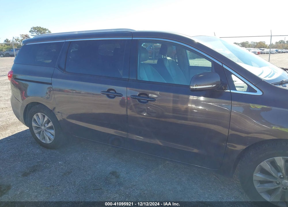 2017 KIA SEDONA EX VIN: KNDMC5C1XH6343255