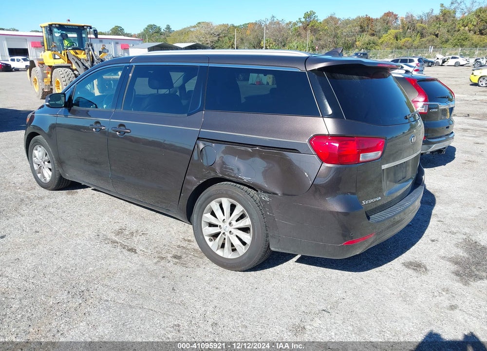 2017 KIA SEDONA EX VIN: KNDMC5C1XH6343255