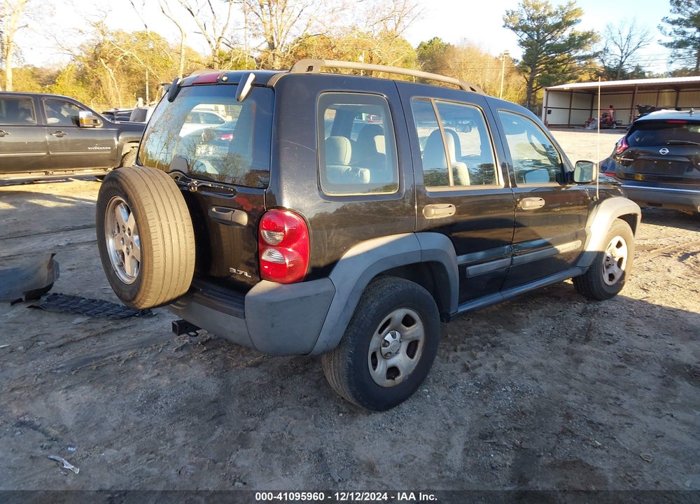 2006 JEEP LIBERTY SPORT VIN: 1J4GL48KX6W290119
