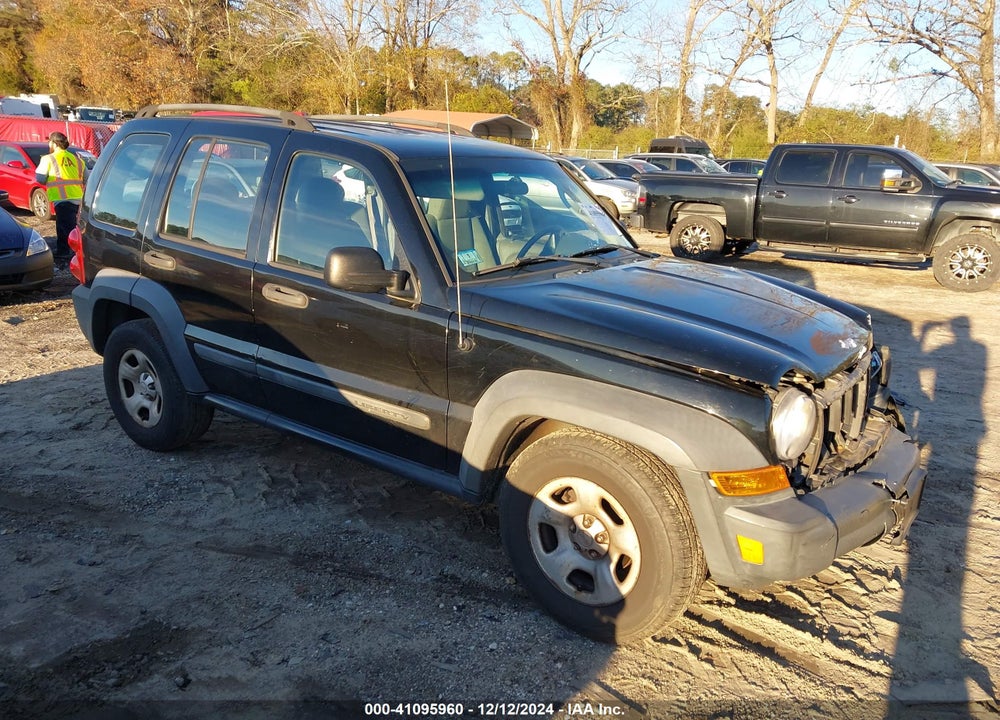 2006 JEEP LIBERTY SPORT VIN: 1J4GL48KX6W290119