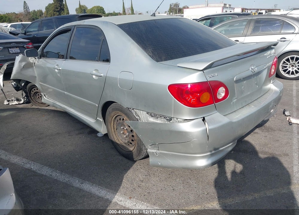 2003 TOYOTA COROLLA S VIN: 1NXBR32E63Z020089
