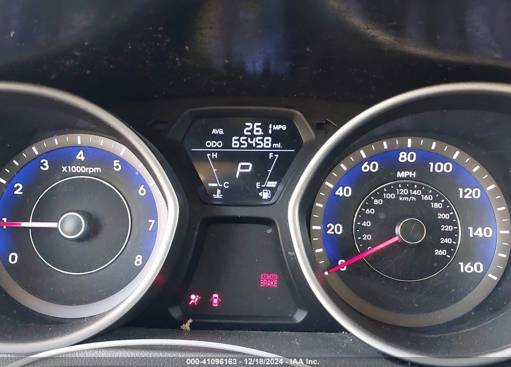 2013 HYUNDAI ELANTRA GLS VIN: KMHDH4AE7DU899798