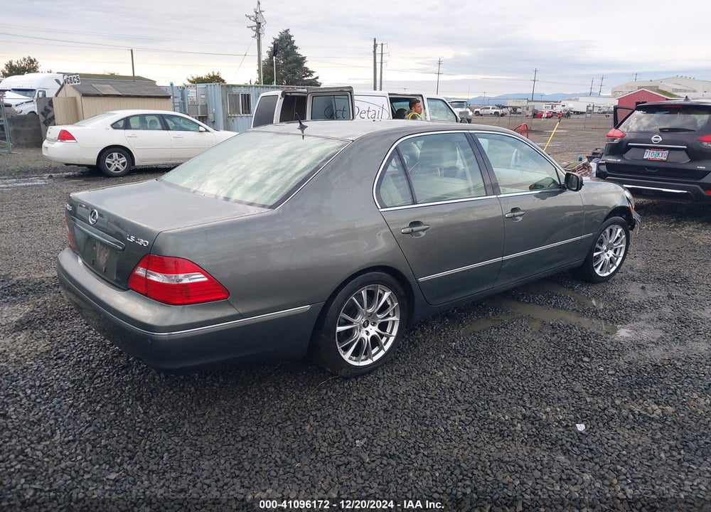 2005 LEXUS LS 430 VIN: JTHBN36F355008822