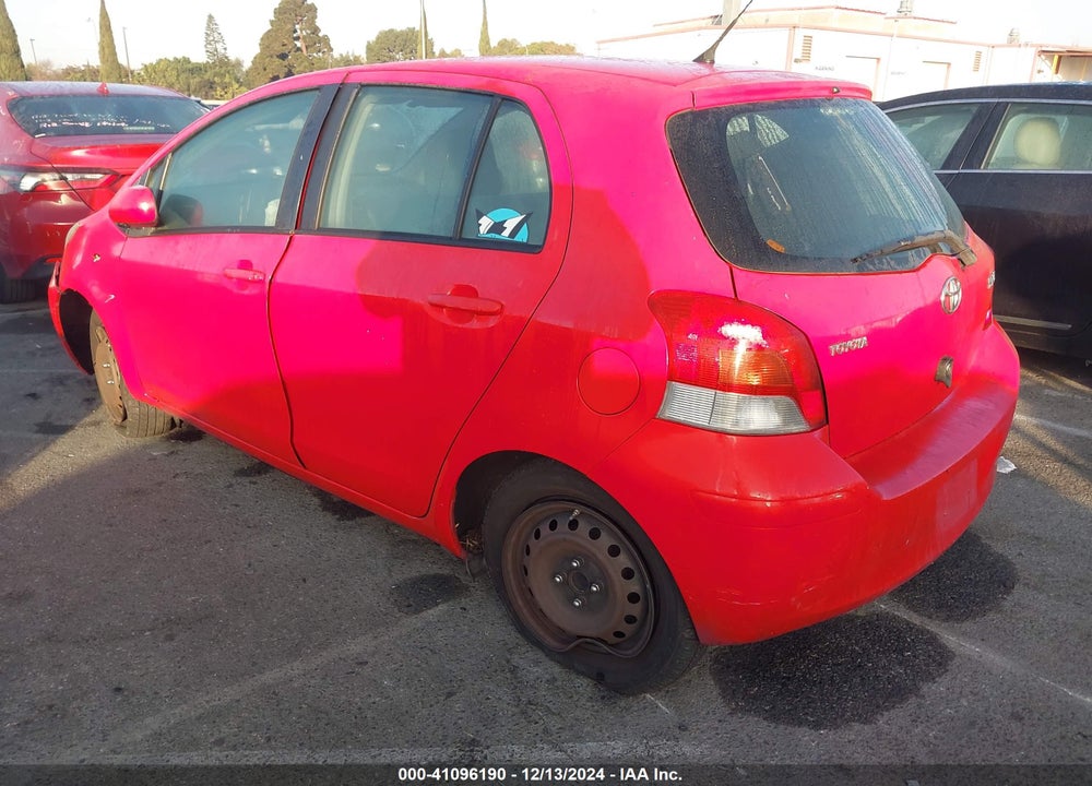 2009 TOYOTA YARIS VIN: JTDKT903795247949