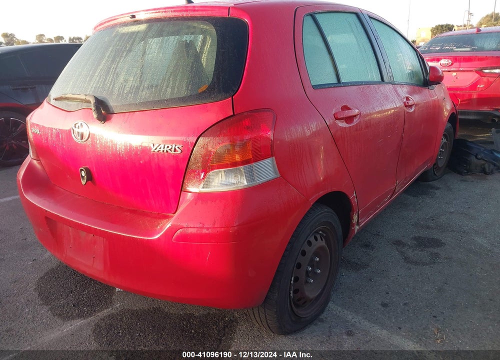2009 TOYOTA YARIS VIN: JTDKT903795247949