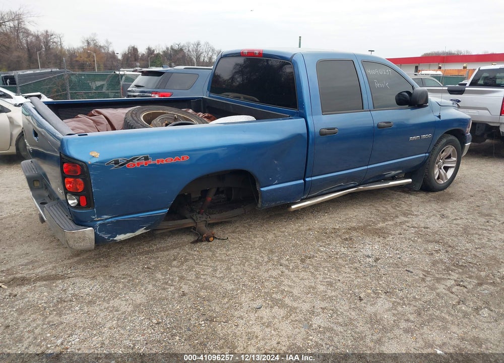 2004 DODGE RAM 1500 SLT/LARAMIE VIN: 1D7HU18D44J261402