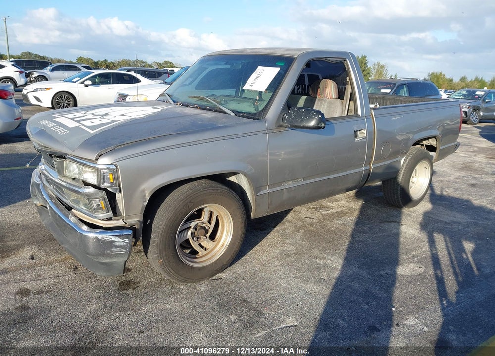 1998 CHEVROLET C1500 FLEETSIDE W/T VIN: 1GCEC14W8WZ224039
