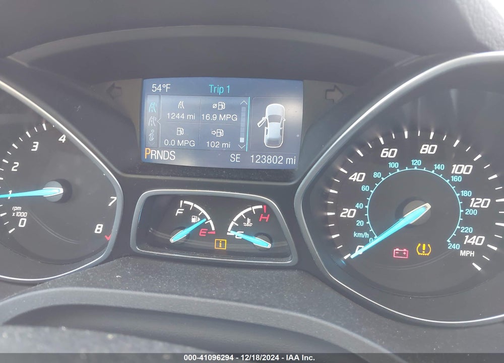 2015 FORD ESCAPE SE VIN: 1FMCU9GX2FUC52919
