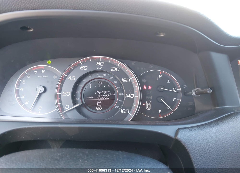 2013 HONDA ACCORD EX-L V-6 VIN: 1HGCT2B80DA001623