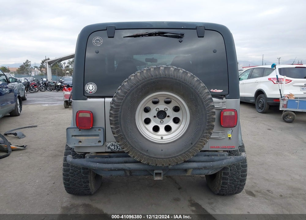 2000 JEEP WRANGLER SPORT VIN: 1J4FA49S8YP712711