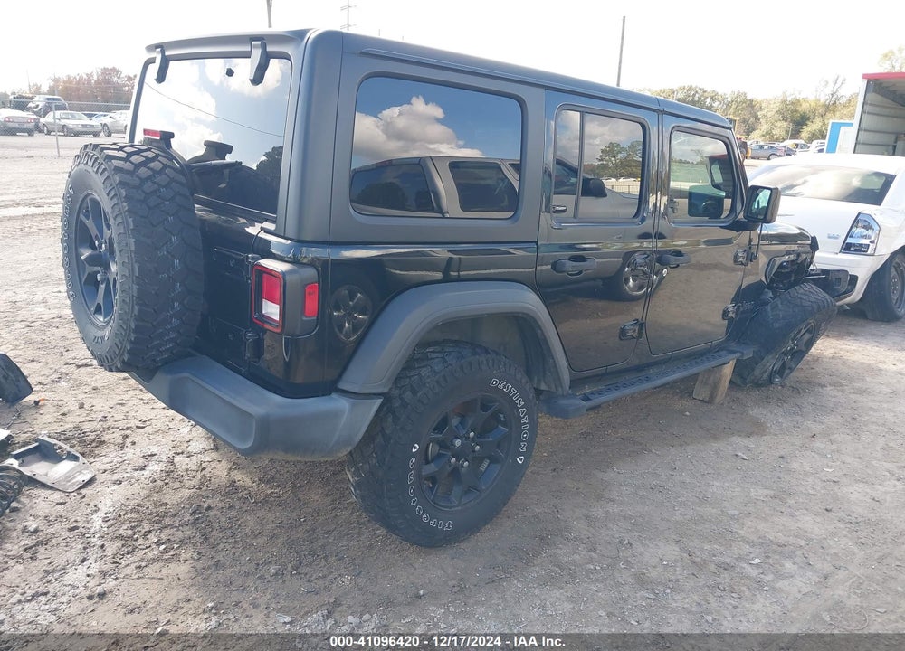 2021 JEEP WRANGLER UNLIMITED WILLYS 4X4 VIN: 1C4HJXDG5MW512310